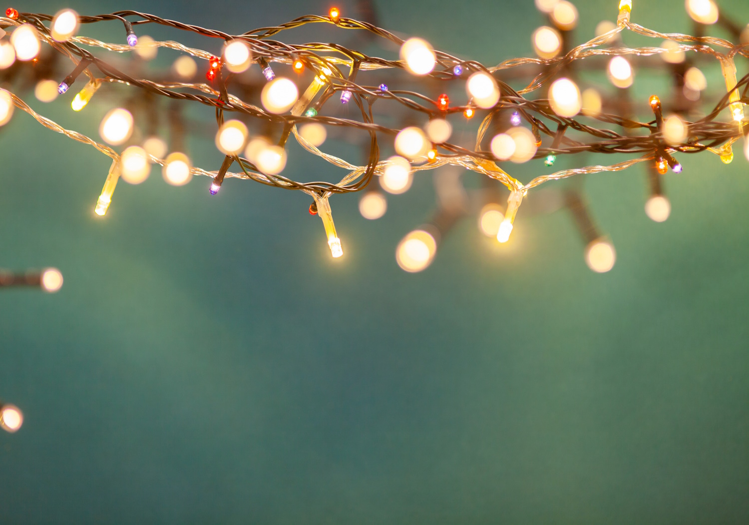 Luces navidad amarillas